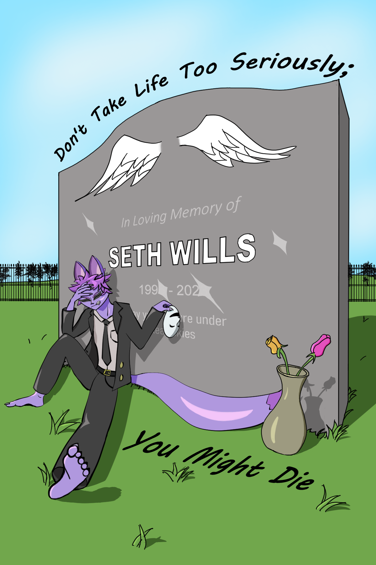 Don't take life too seriously cover art