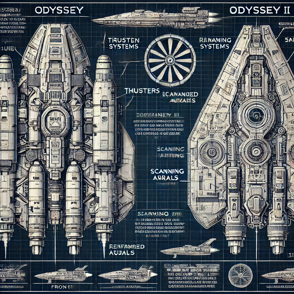 The blueprint of spaceships