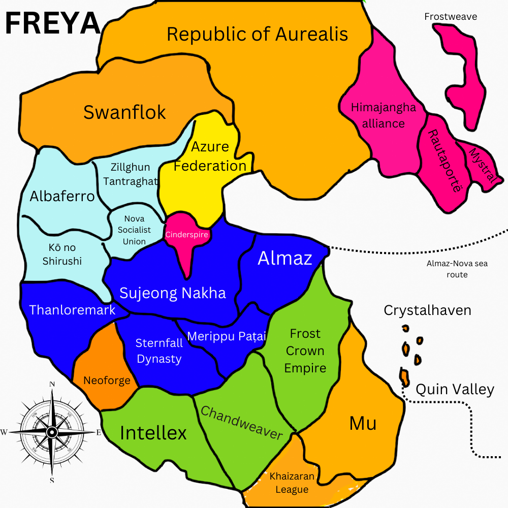 Map of Freya