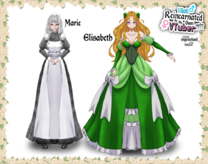 Elisabeth and Marie Character Reference Image (by TekLura)