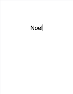 Noel (Cover 2)