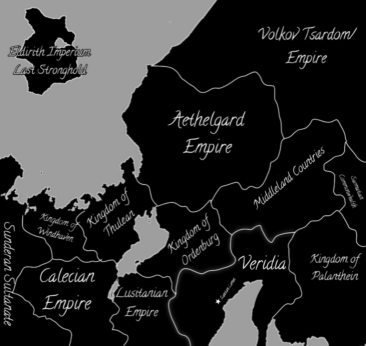 World map 