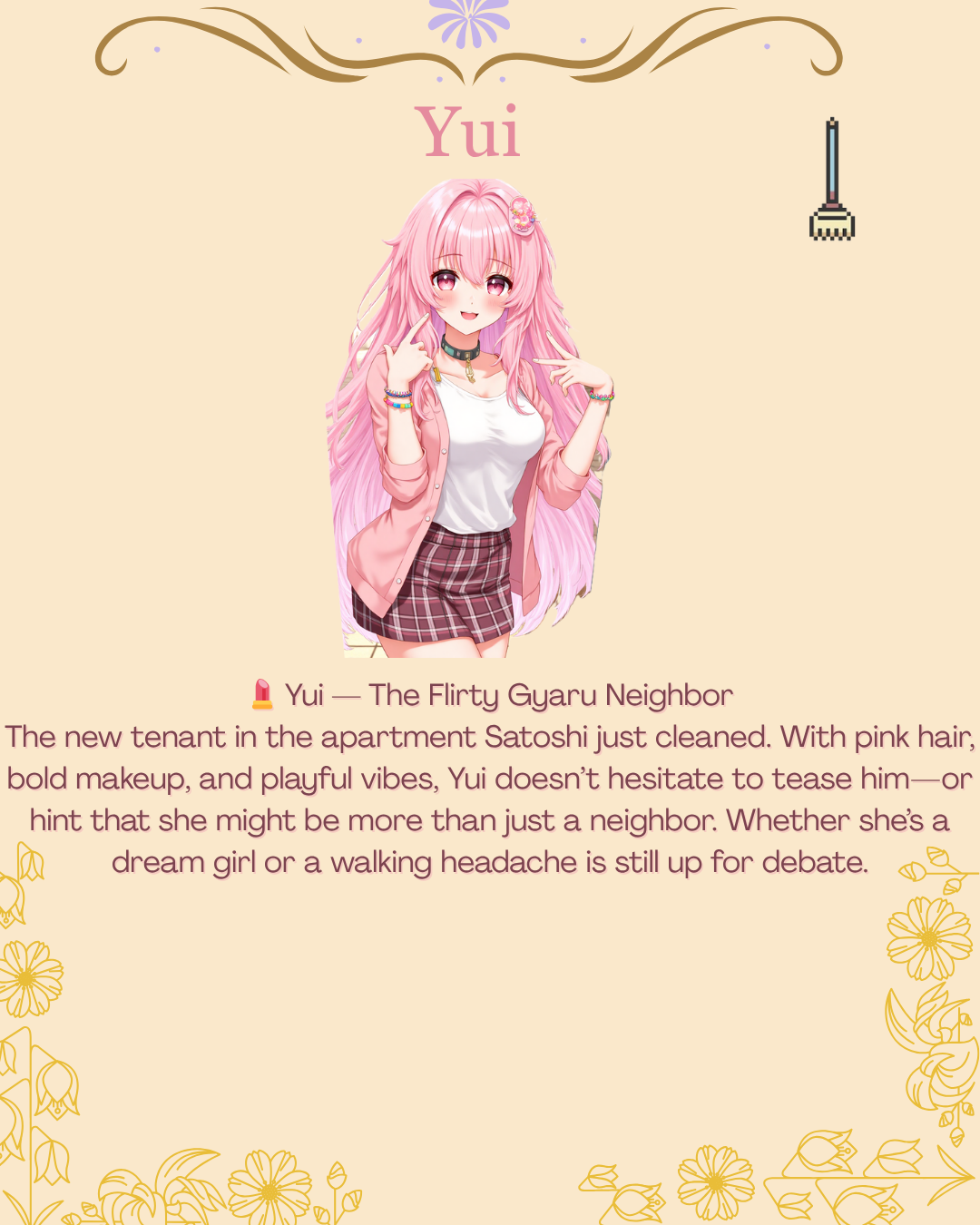 Yui the gyaru one of the waifu