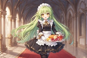 Maid Anna Delivers Breakfast to the Prince