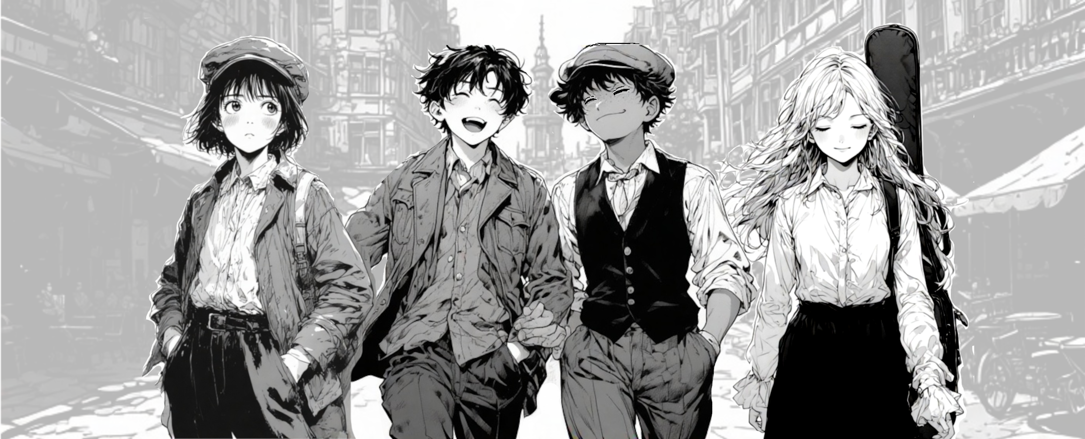The young cast