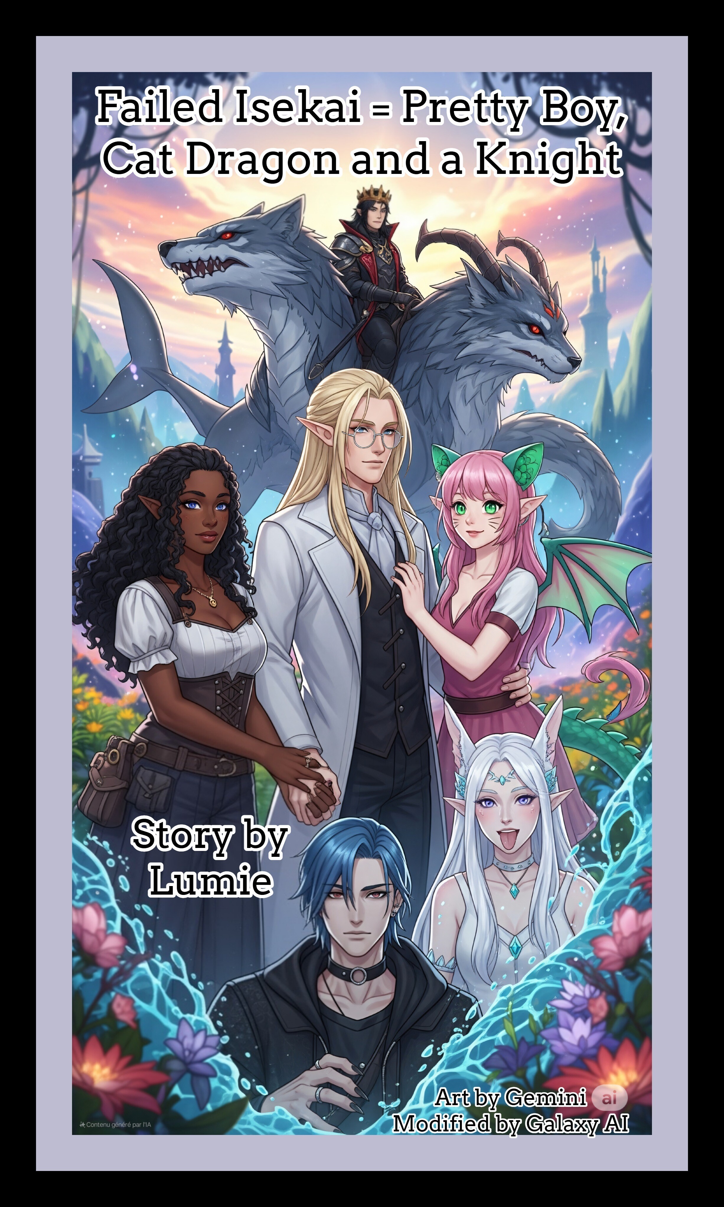 Failed Isekai = Pretty Boy Adored by a Cat Dragon and Married to a Knight