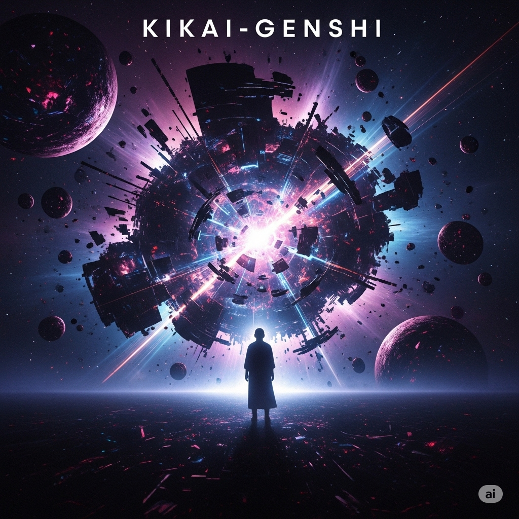 Machine Atom(Gemini AI cover Image)
