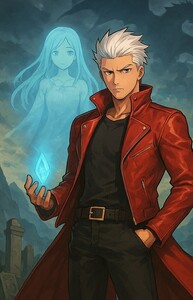 Reiji Hattori and Elnyra the Goddess Fragment