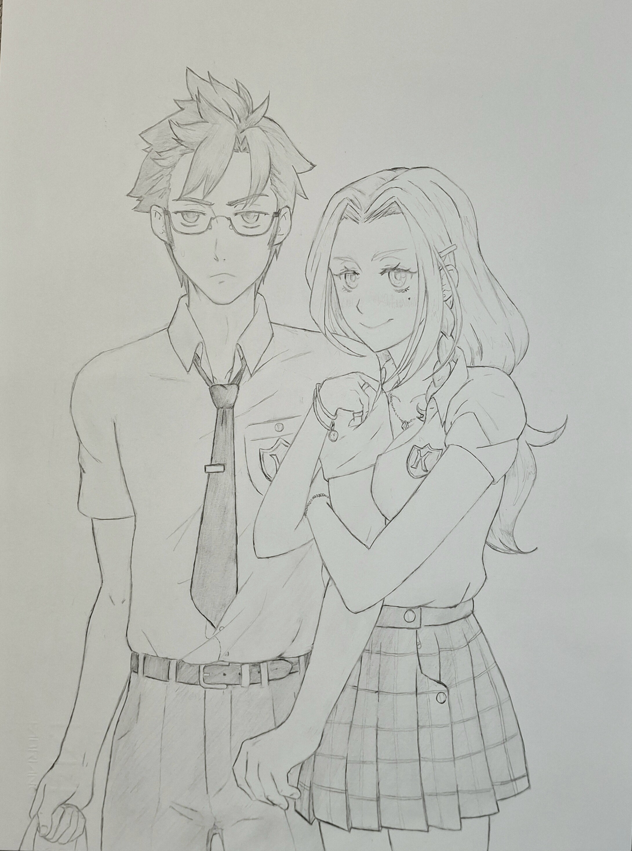 Tani and Shirai in chapter 42