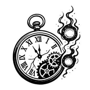Broken Clock overrun by Magick