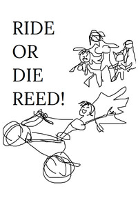Ride or Die Reed! original stick figures