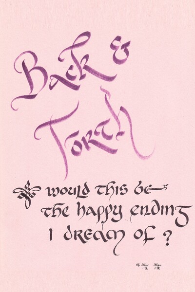 I'm not good with art so I wrote it instead