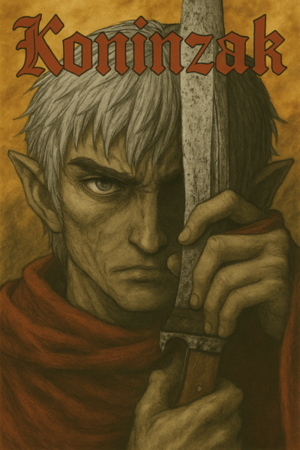 An Ausmulian Goblin wielding a short Falcata