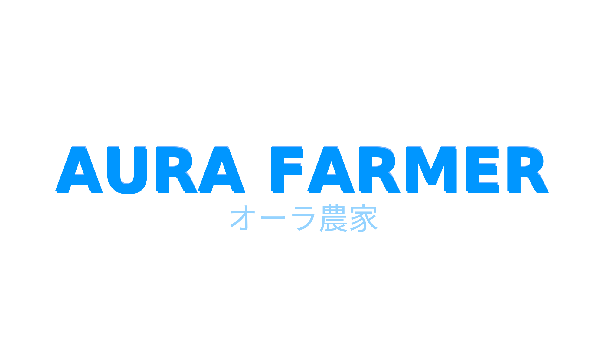 Aura Farmer オーラ農家 Correct characters