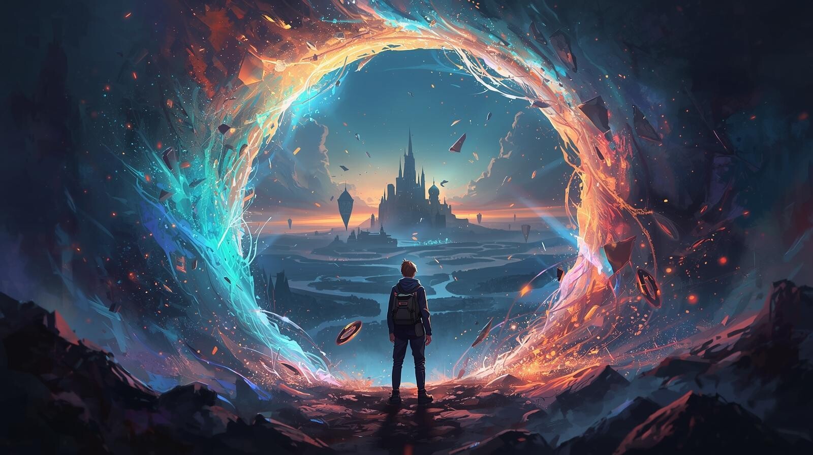 Conrad and the portal