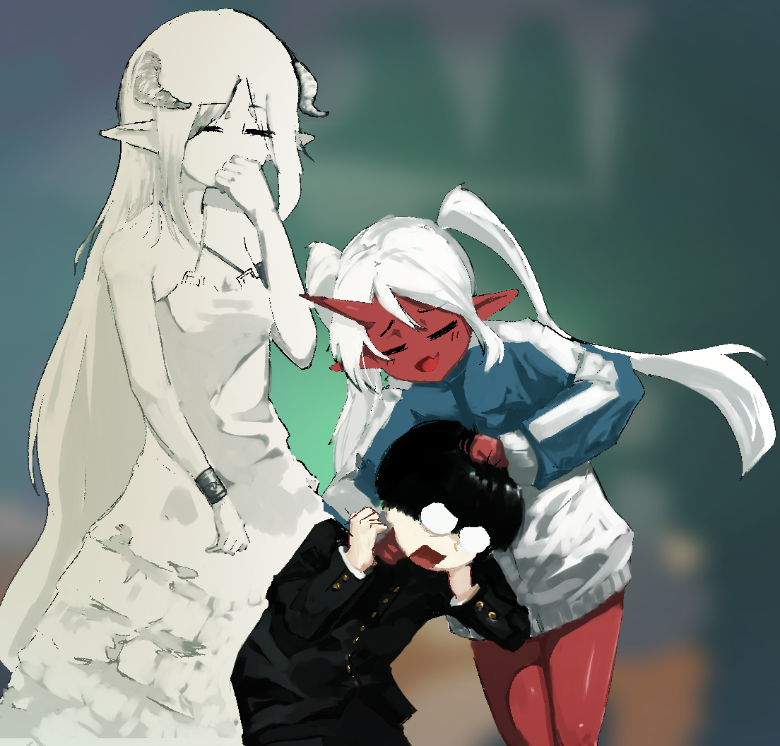 "As I expected from my junior! Hahaha!"