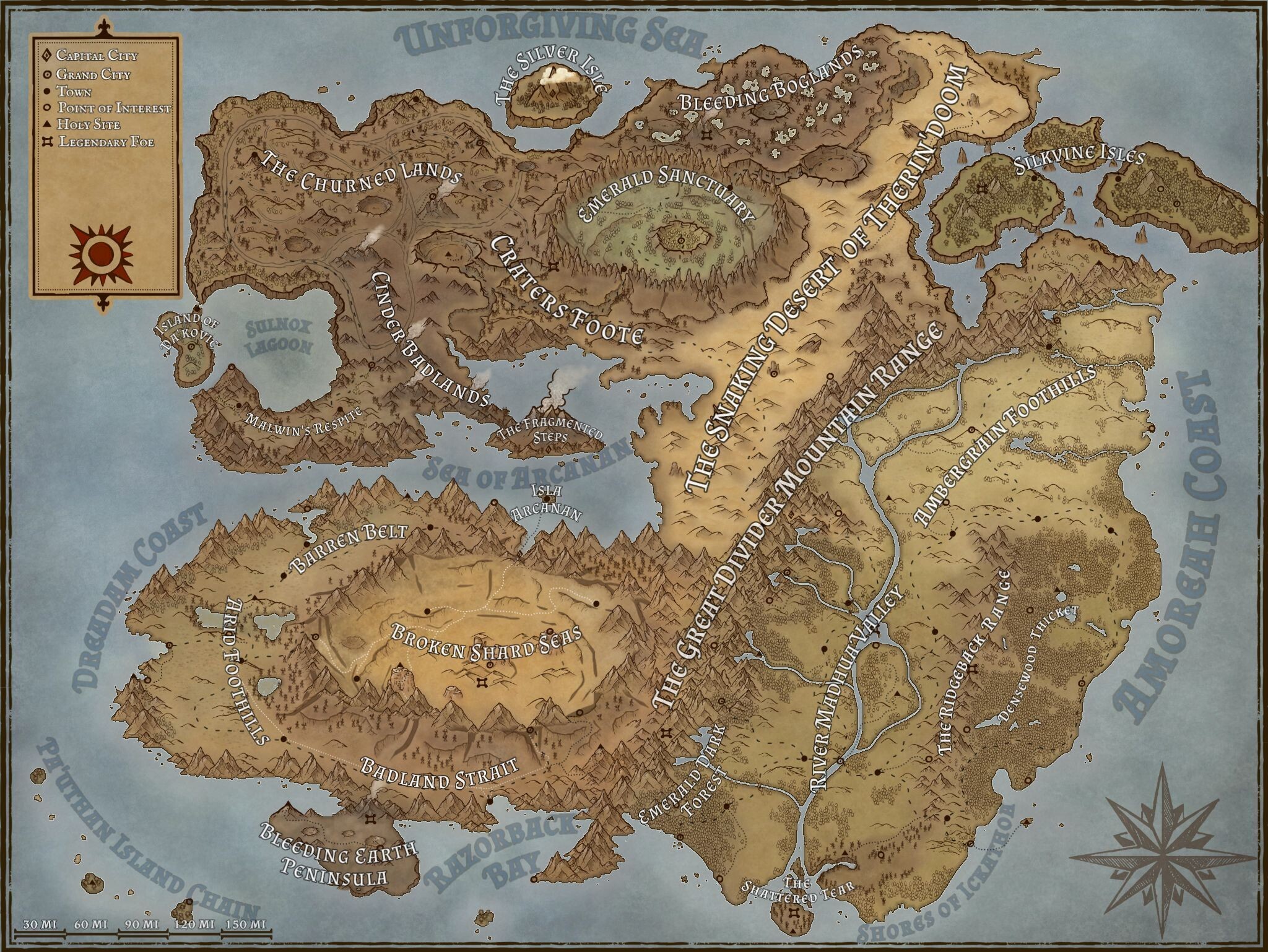 Esserian Regions