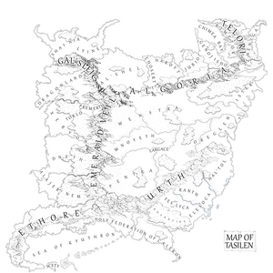 Map of the Continent of Tasilen