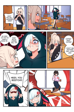 "Coffee? What coffee?" [Comic Cover]
