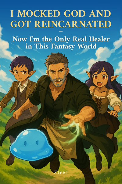 I Mocked God and Got Reincarnated — Now I'm the Only Real Healer in This Fantasy World - Cover