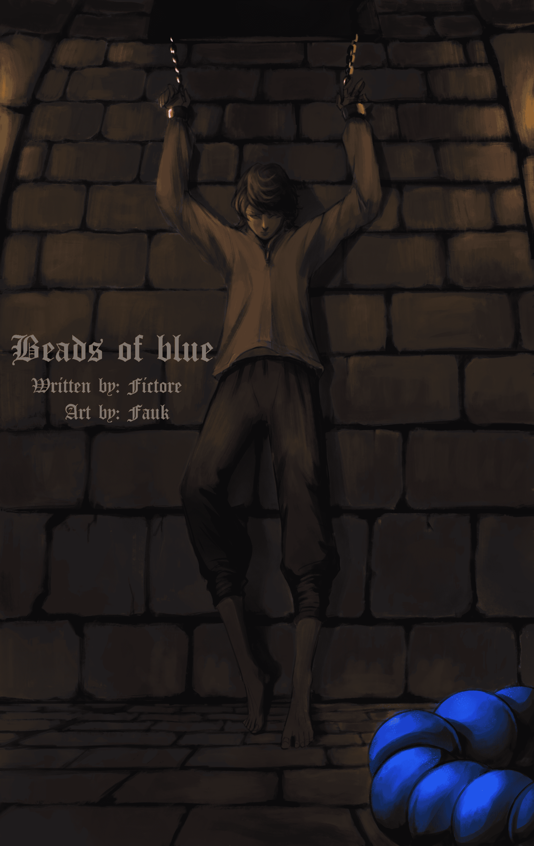 Beads of blue