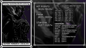 König Geistdunkelrustung