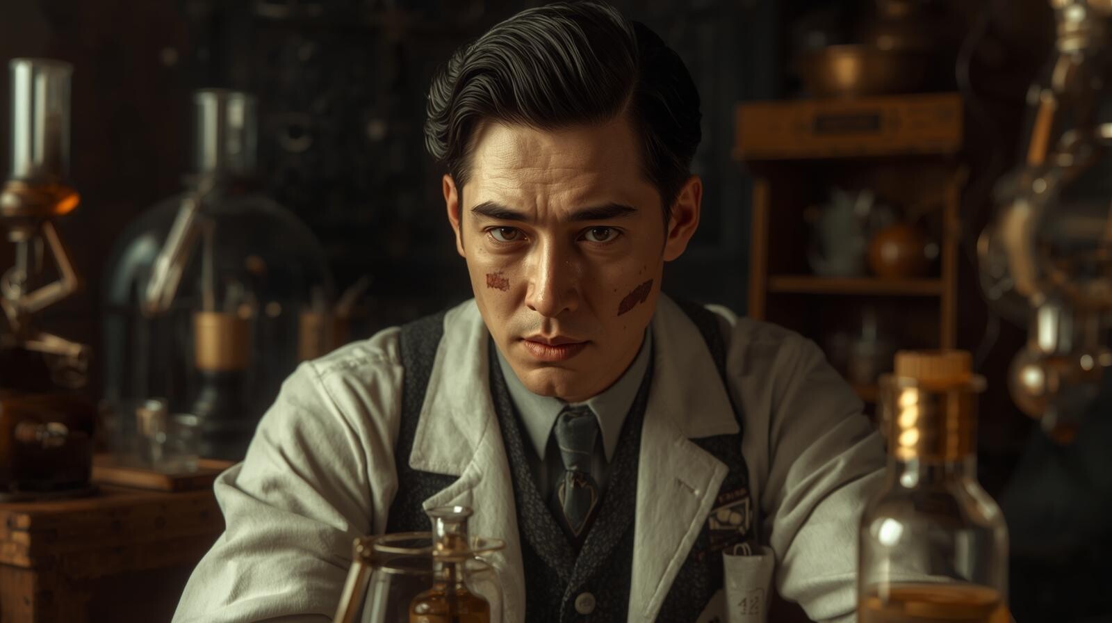 The doctor,akiras father.