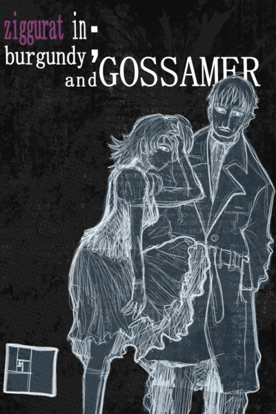 ziggurat in burgundy; and GOSSAMER cover