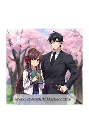 LOVE OF SWORD AND PEN.COVER ART BY CANVA