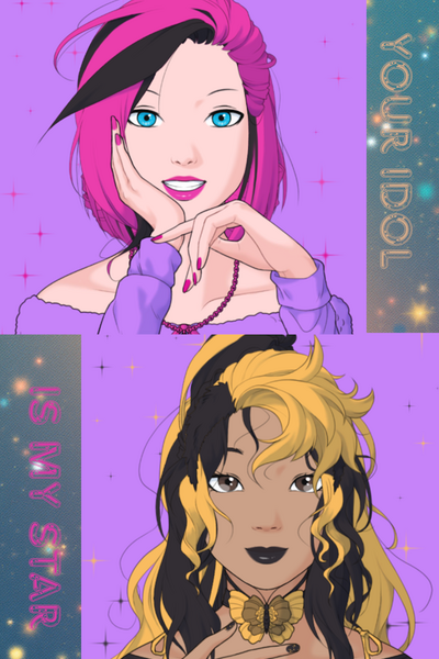 Your Idol is my Star Novel Cover