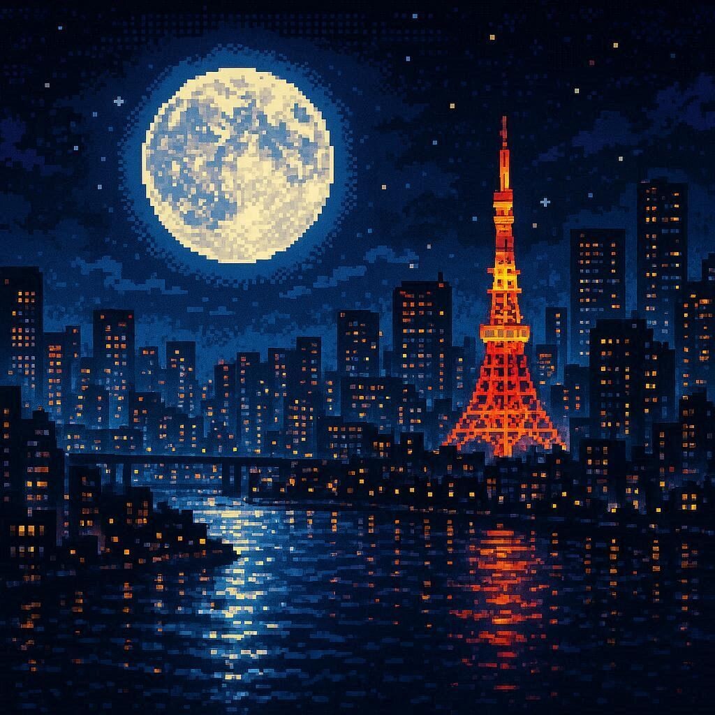 Moonlightning in Tokyo