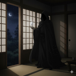 The Black Hooded Man