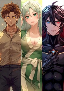 Hajime, Izumi, and Rei