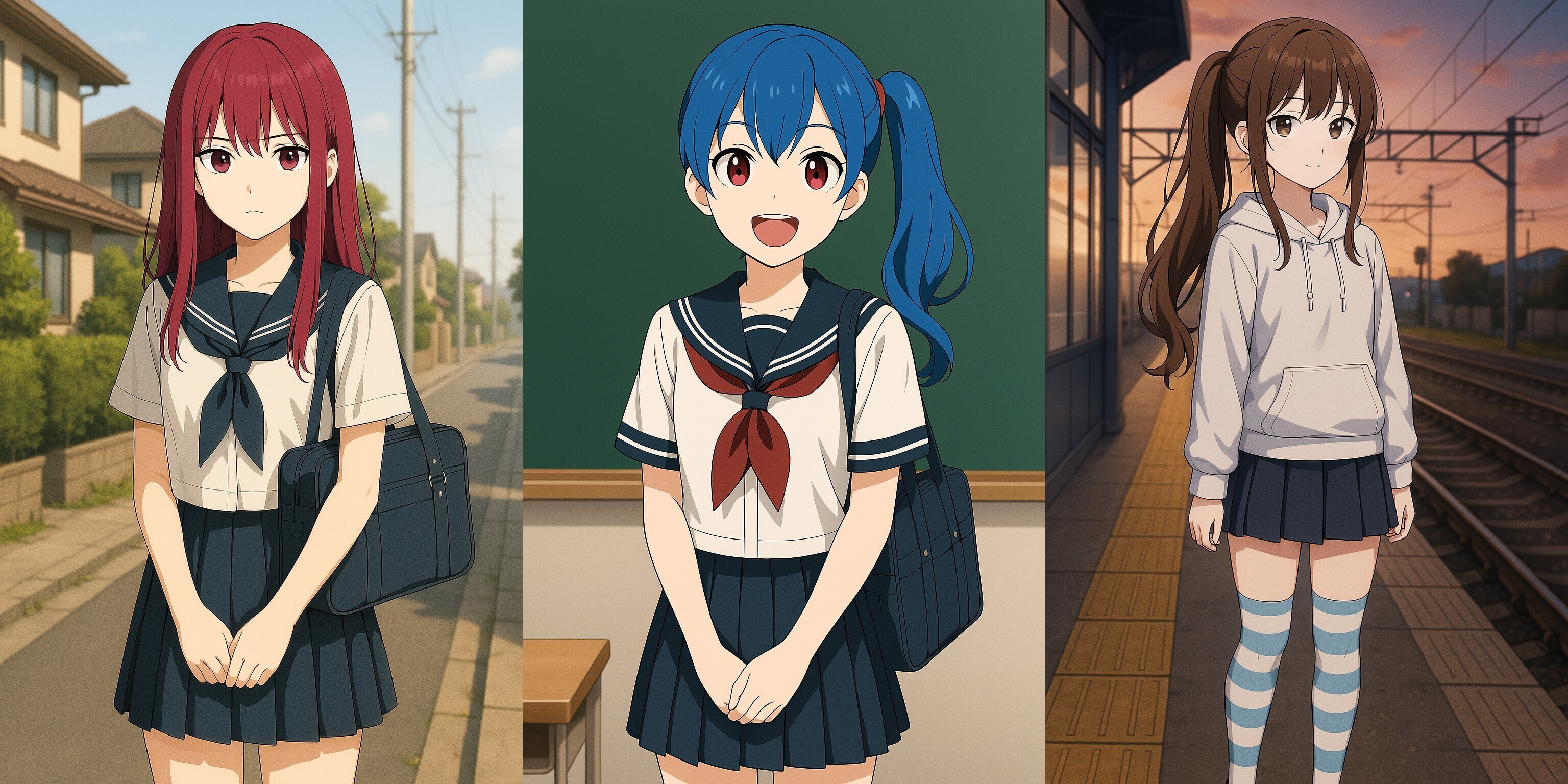 Reina Mitternacht, Kaori Daylight, Emma Winterbell