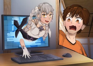 Non-canon art of Mineruva and Michio