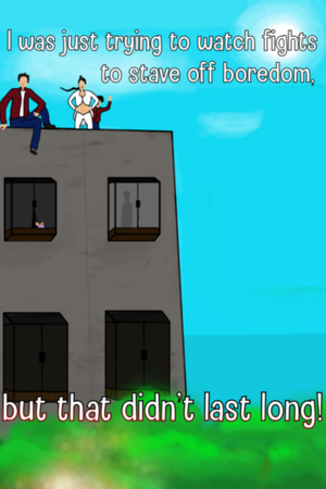 Watching from the rooftops.