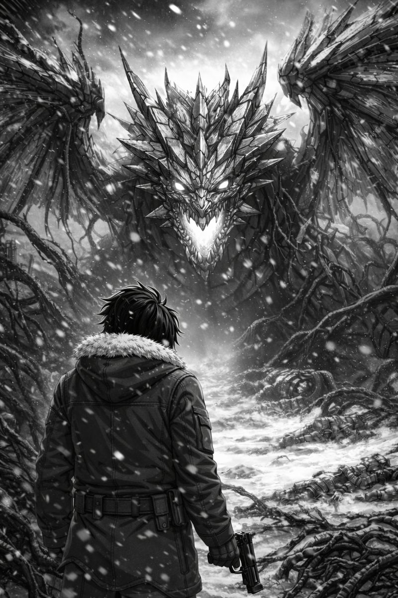 Not every soldier is meant to survive Kiryu who resigned himself to his death Ilustration