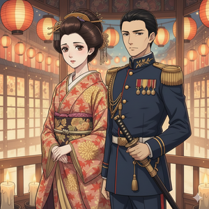 Himawari and Lieutenant General Izumi 