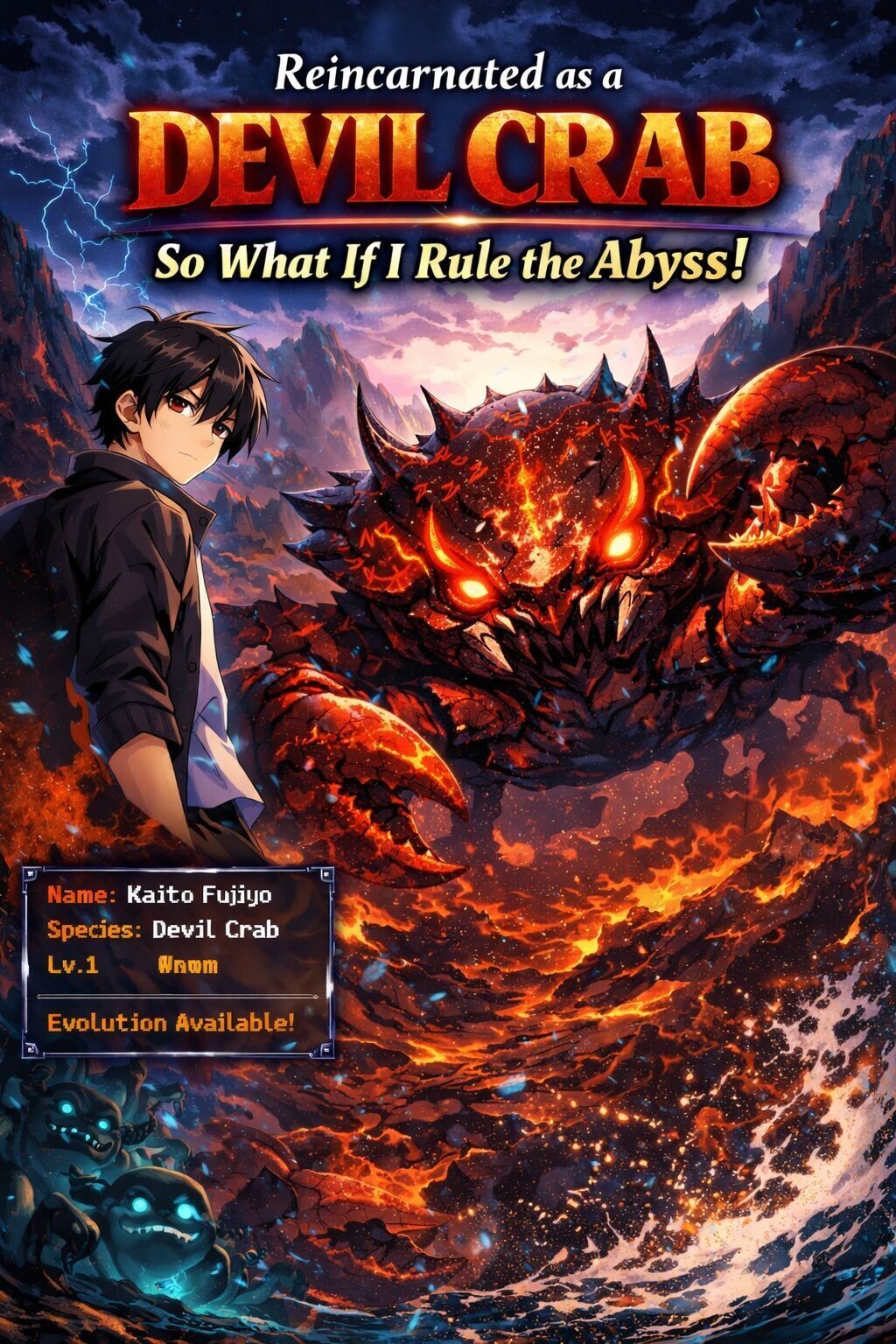 Reincarnated as a Devil Crab?! So What If I Rule the Abyss!”‎