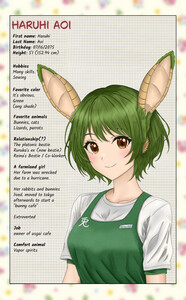 Haruhi Aoi  - Character Profile (Official Design)