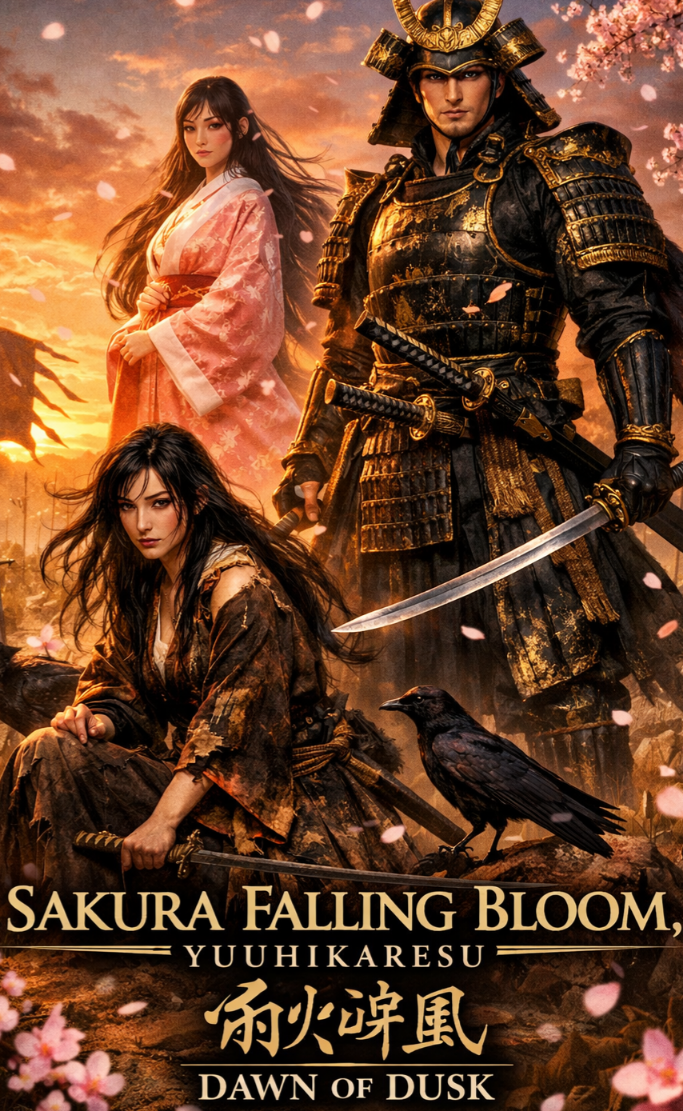 Sakura falling bloom,Yuuhikaresu dawn of dusk