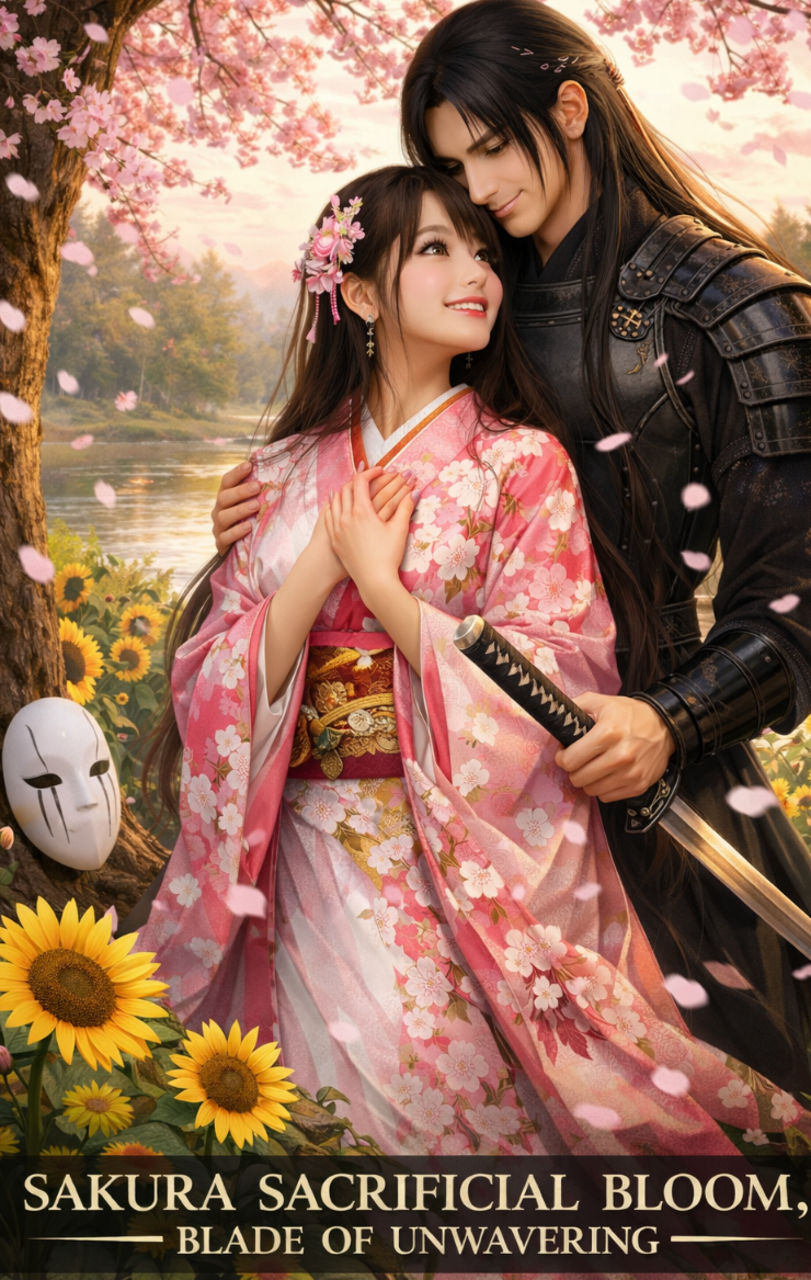 Sakura sacrificial bloom,Blade of unwavering.