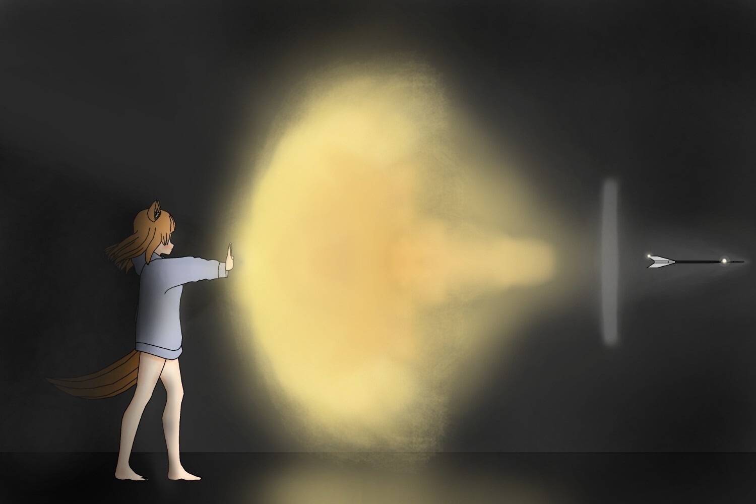 Yumie Firing 120mm APFSDS Alley Night