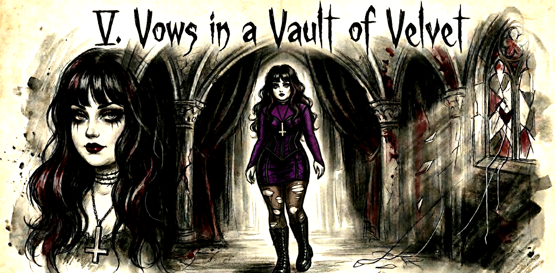 name of illustration: a beauty in purple