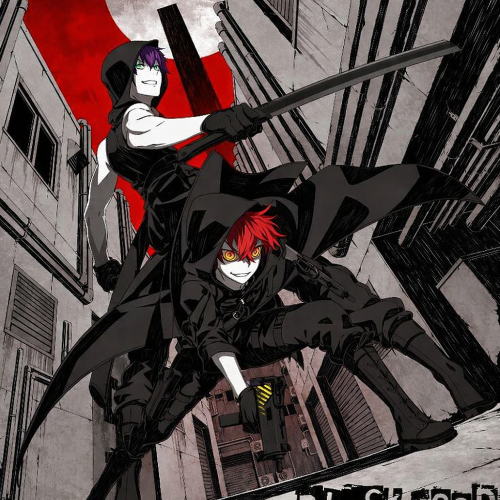 The purple haired guy is Lorenzo and the red one is you find out.