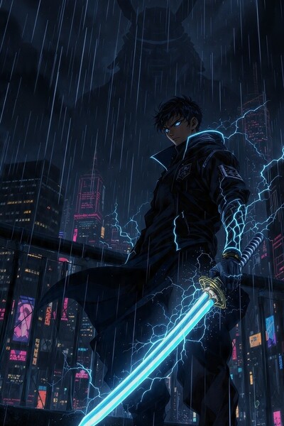 RESONANCE OF THE NEON SPRAWL: Official Volume 1 Cover