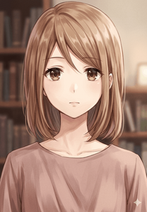 Light Novel style (no glasses)