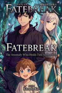 FATEBREAK: The Anomaly Who Holds Two Authorities Volume 1 Cover Illustration 