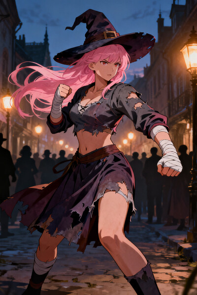 Cerise Candlethumb, the last witch of Arnis Heart