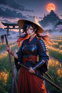 Concept art of Kaede